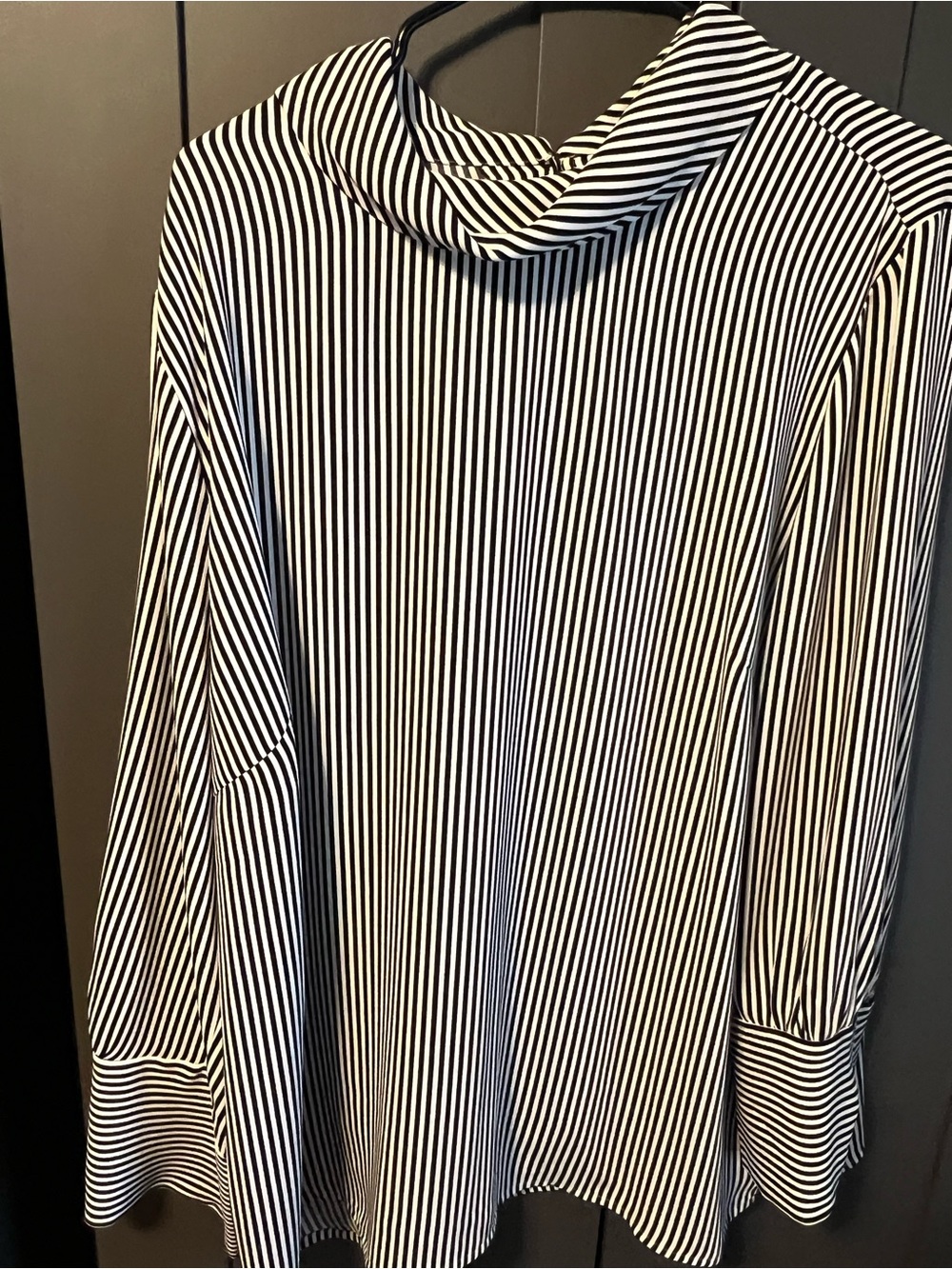 Striped Black & White Chicos Top